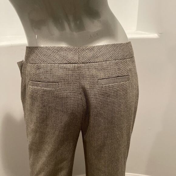 Classiques Entier Neutral Multi  Plaid Dress Pants Size 2 BNWOT - Picture 6 of 11